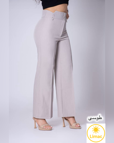 خرید شلوارنیم بگ زنانه ترک اروجینال طوسی