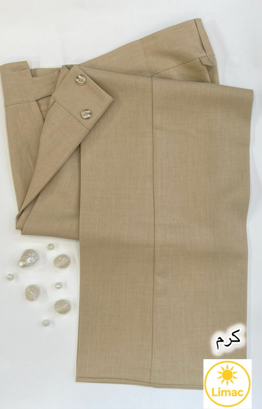 خرید شلوار نیم بگ زنانه فاستونی کرم