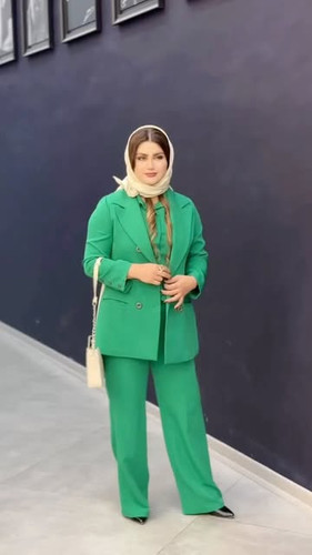 خرید کتشلوارست زنانه 3تیکه زیله دار