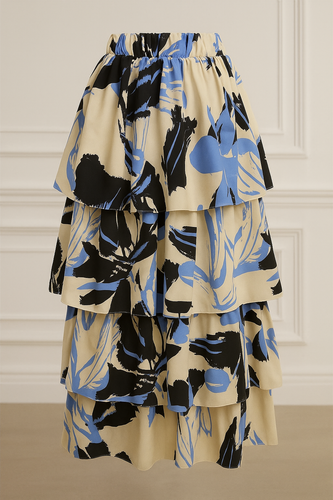 دامن طبقه ای فانتزی