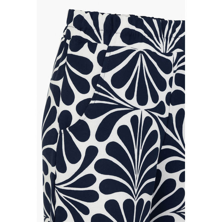 شلوار لینن بگ جیب دار