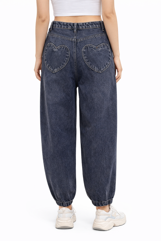 شلوار جین کثیف شور زاپ دار