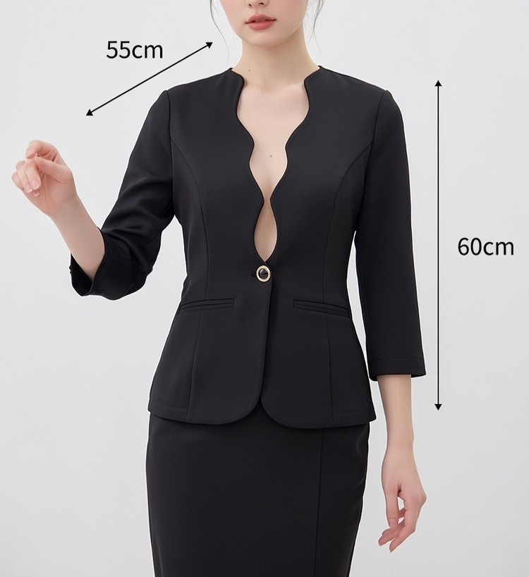 کالکسیون رنگهای جذاب کت زنانه کرپ یقه دالبری جدید