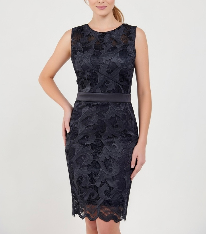 پیراهن دانتل مشکی دخترانه