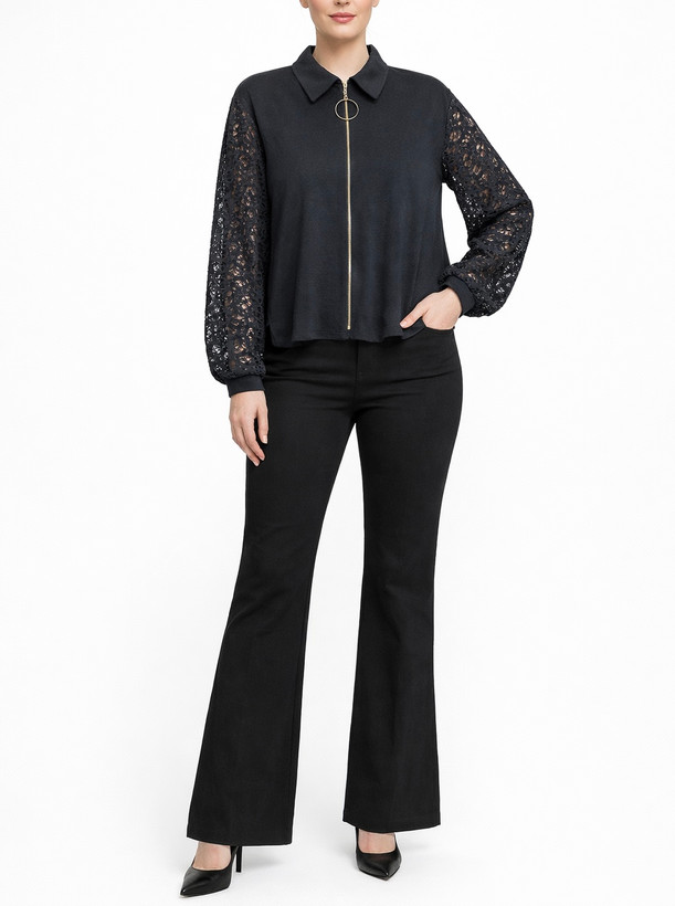 تنخوری و ایستایی پشت شومیز زنانه مدل جدید